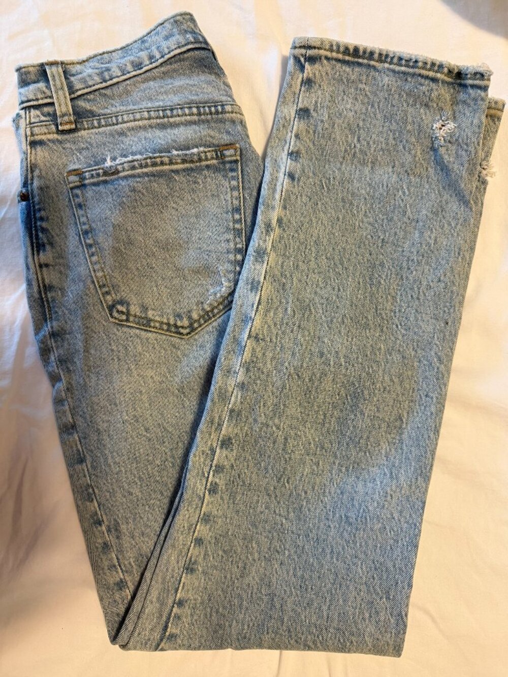 Abercrombie &Fitch Curve Love Ultra High Rise 90s Straight Jean